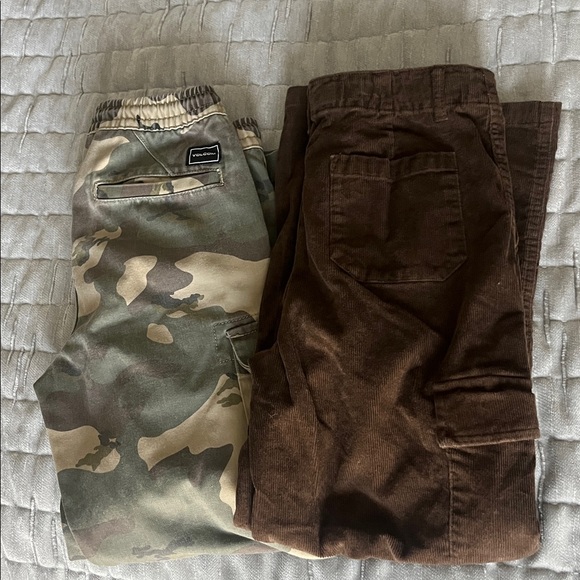 Volcom Multicolor Cargo Pants bundle boys size 10 - Picture 1 of 6